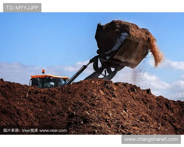 挖掘机现代化牧场粪肥清理系统